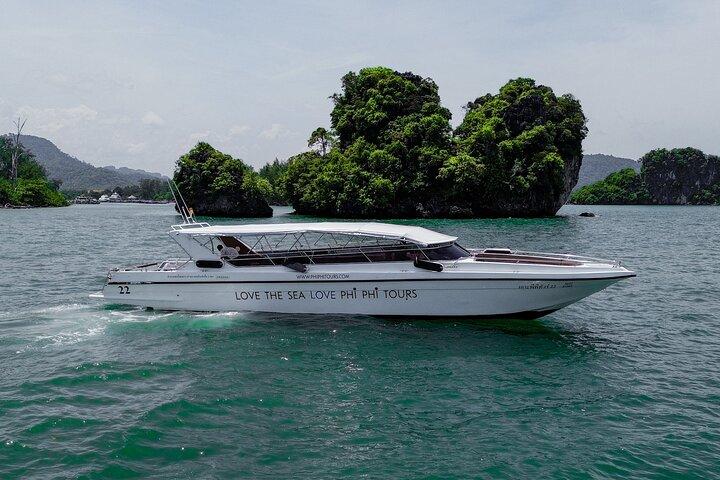 Dagtour naar Phi Phi, Maya en Bamboe-eilanden per speedboot in Krabi