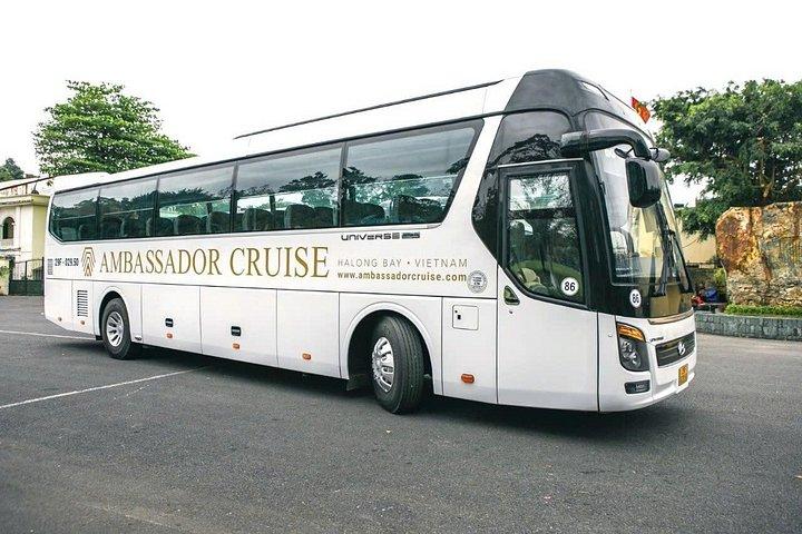 ハノイ発ハロン湾VIP5スターアンバサダークルーズ日帰り旅行
