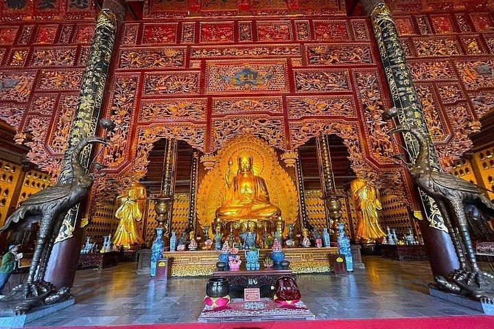 ハノイ: バイディン、トランアン、ムア洞窟へのニンビンデラックス日帰り旅行