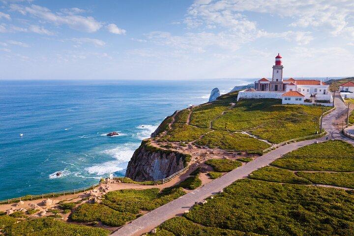 From Lisbon: Pena Exterior, Regaleira, Cabo da Roca & Cascais