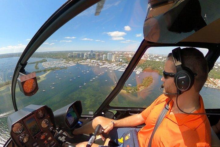 Visite en français de Miami en hélicoptère