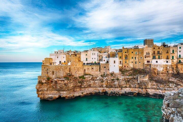 Privat tur i 3 städer: Locorotondo, Monopoli, Polignano ett sto.