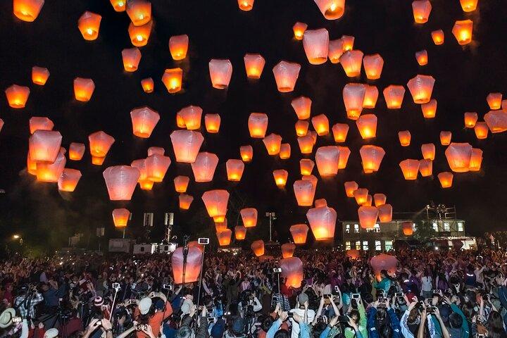 Visite privée de Jiufen, Shifen Waterfall et Pingxi Sky Lantern