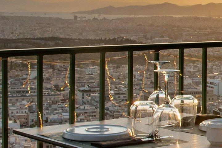 Sunset Athens: Private Tour & Dinner Above the City