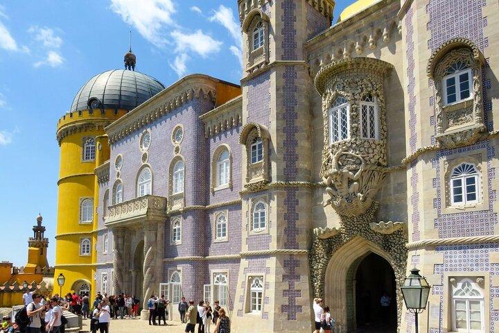 From Lisbon: Pena Exterior, Regaleira, Cabo da Roca & Cascais