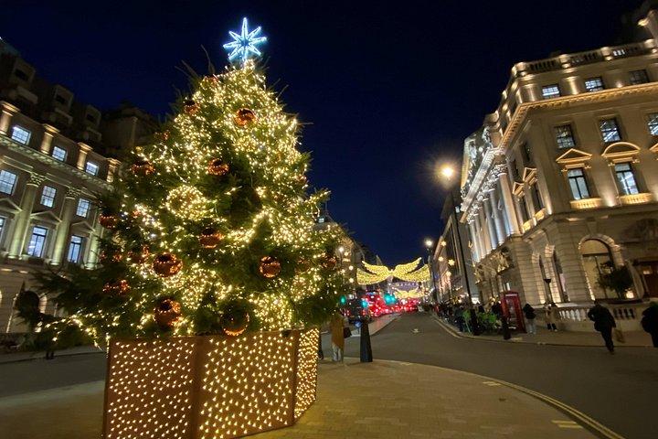 ビンテージ2階建てバスによるロンドン・クリスマス・ライツ・ツアー