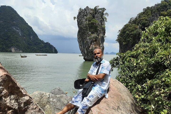 Isla James Bond desde Krabi en un viaje en barco con cola larga