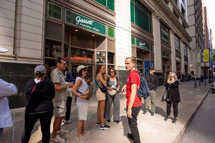 シカゴ日帰りウォーキングツアー：食、歴史、建築