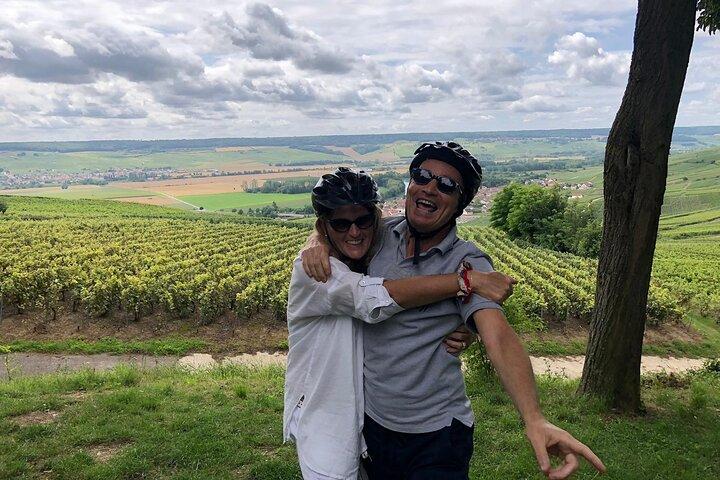 Från Epernay Heldag Elcykel Champagne och lunch