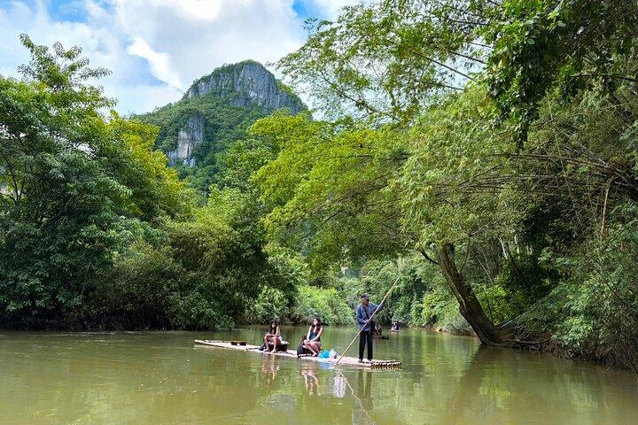 Halvdag: Sok River + Monkey Temple + View Point