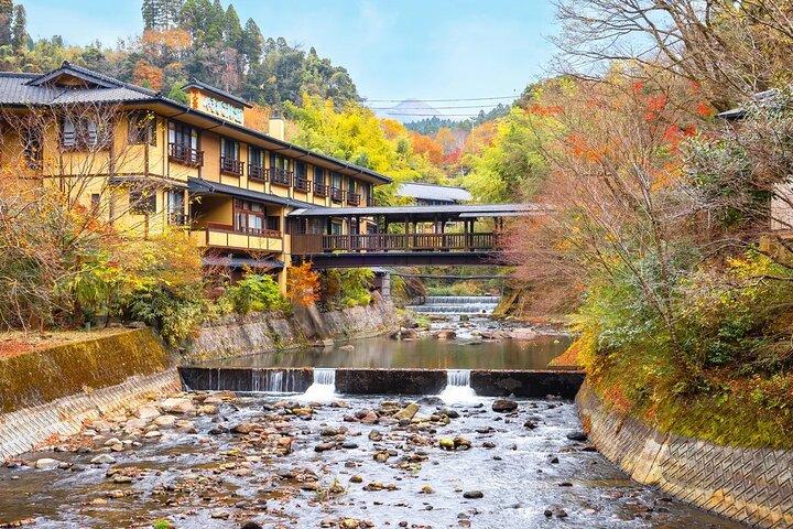 九州阿蘇火山草千里黒川温泉日帰りツアー福岡発