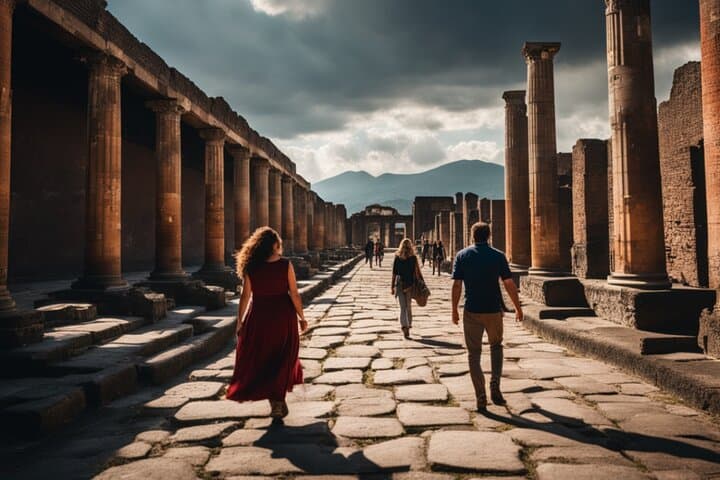 Naples to Sorrento transfer via 2 hours in Pompei (or vice versa)