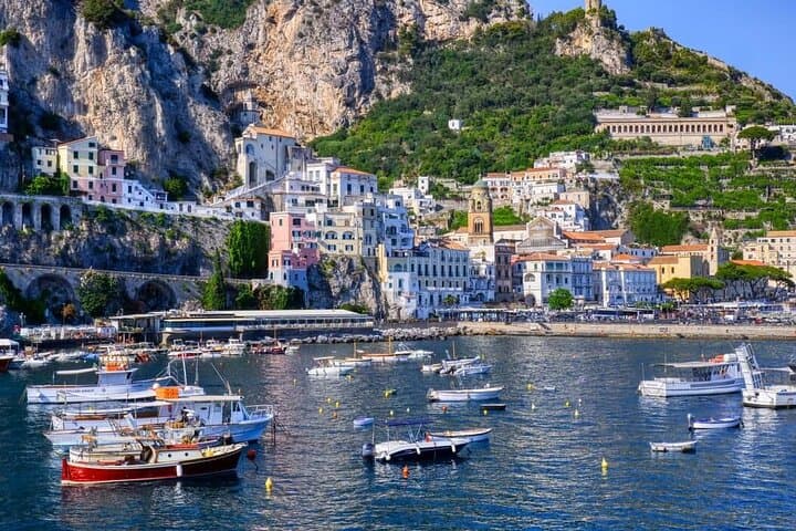 Amalfi Coast Adventure: Coastal Drive & Boat Cruise from Naples