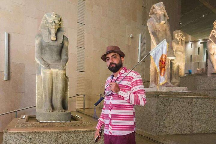 Halvdags privat tur till New Grand Egyptian Museum