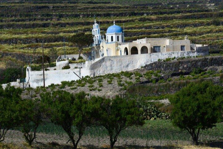 Aldeas tradicionales de Santorini y excavaciones en Akrotiri