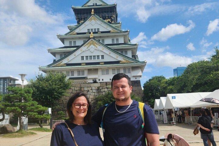 Osaka: Visite guidée privée de la tour du château d'Osaka en 90 minutes