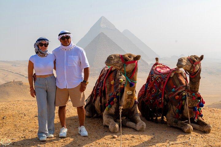 Pyramiderna i Giza tur med khan Elkhalili marknaden och Azhar moskén