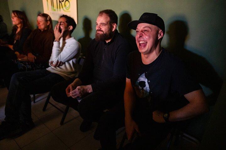 Prags berömda Stand Up Comedy Show på engelska