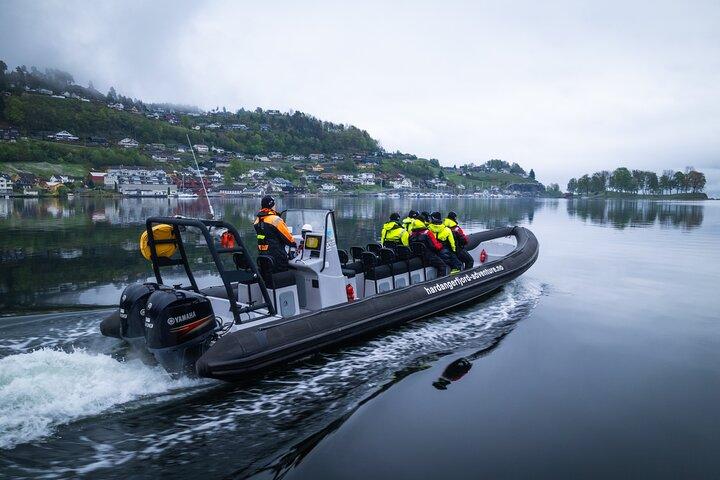 ハルダンゲルフィヨルドRIBサファリからノルハイムスンドからフィクセスンドを閉鎖