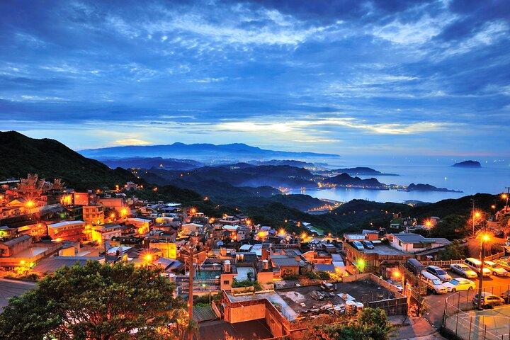 Taipei's oude goudkoortsstad: Jiufen begeleide nachttour