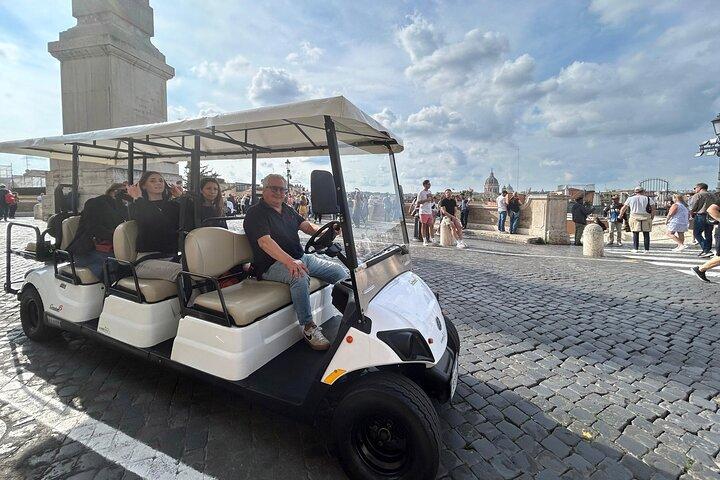 Carrinho de golfe Tour de Roma:3h com guia local e gelato