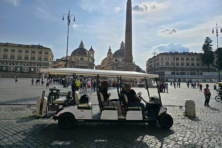 Carrinho de golfe Tour de Roma:3h com guia local e gelato