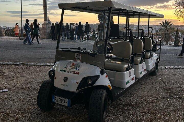 Golf Cart Tour di Roma:3h con guida locale e gelato