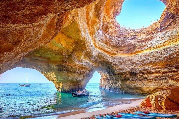 Visite privée de l'Algarve, des grottes de Benagil et de Carvoeiro depuis Lisbonne