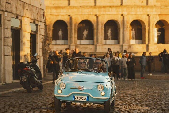 La Dolce Roma Private Tour mit Elektro Fiat oder Golf Cart
