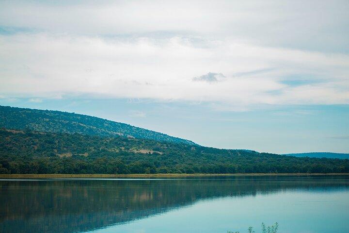 Safari e cruzeiro de barco do nascer do sol no Parque Nacional Akagera