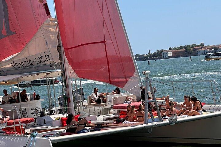 Passeio de catamarã Spritz
