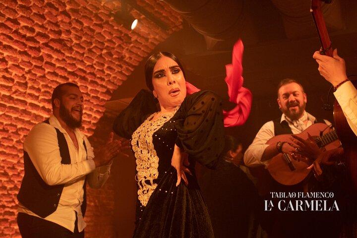 Flamencoshow på Tablao la Carmela i Madrid