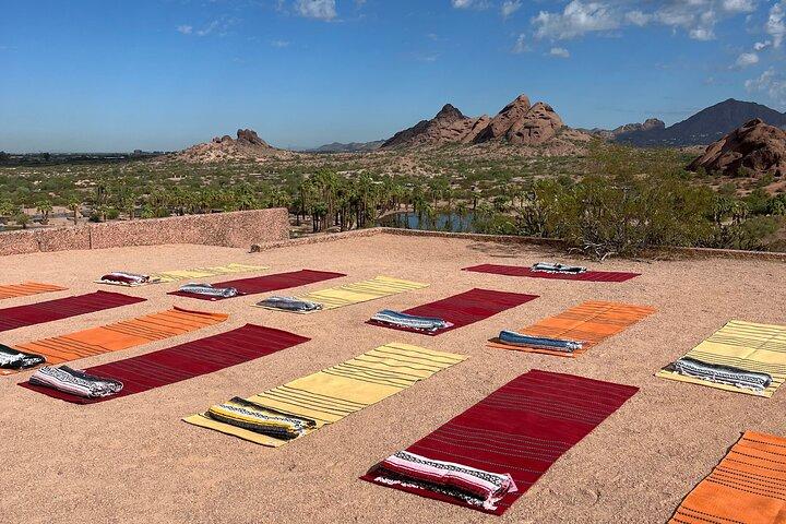 Easy Desert Hike & Yoga with Stunning Views