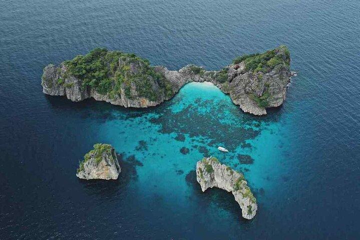 Phuket : Islas Phi Phi, bahía Maya & isla Khai en lancha rápida