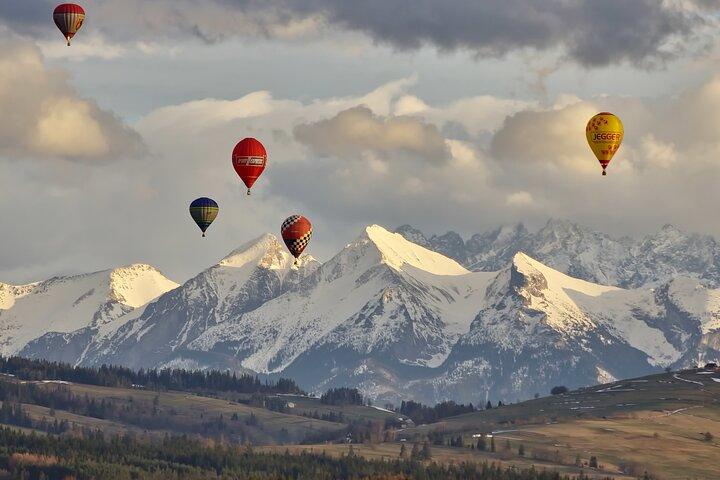 Vuelo en globo en Zakopane