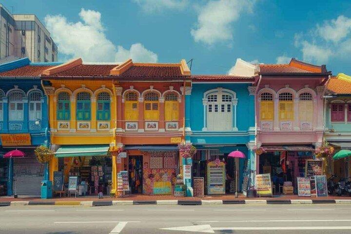 En 3i1 PRIVAT mattur Chinatown, Little India, Kampong Glam