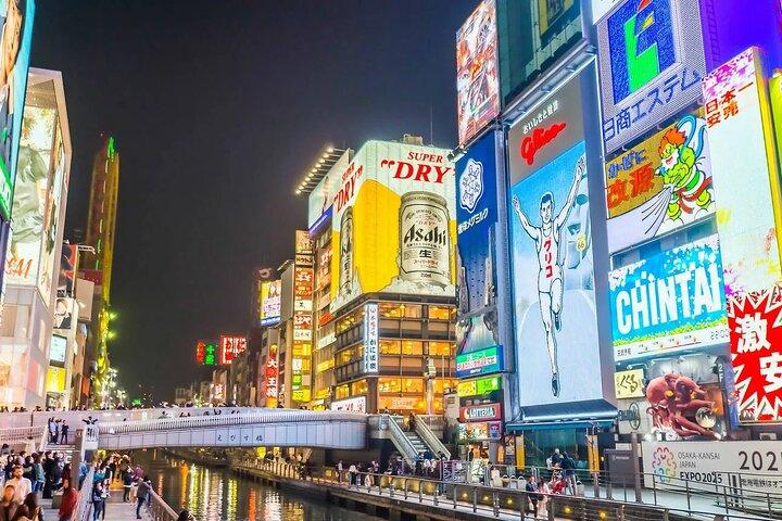 Osaka : Osaka Castle & Dotonbori & Shinsaibashi Private Tour