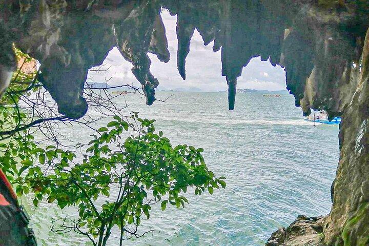プレミアムスピードボートでパンガー湾、ジェームズボンド島