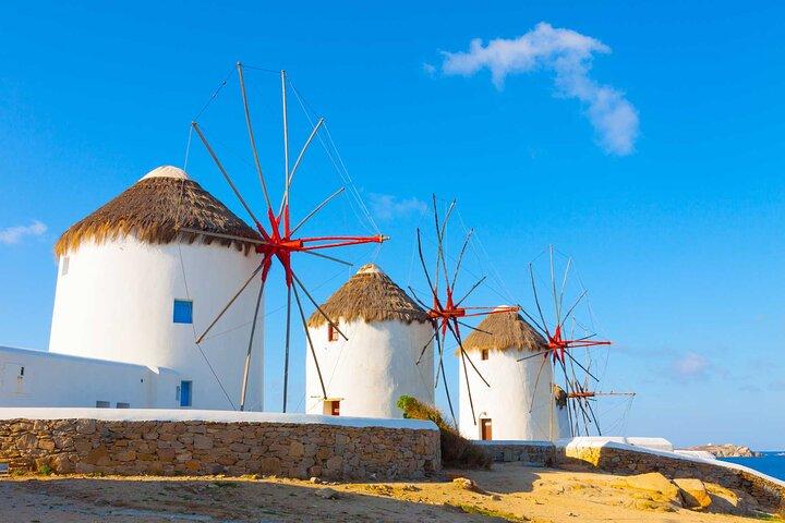 Mykonos Town privat promenad & ölprovning på en traditionell Taverna