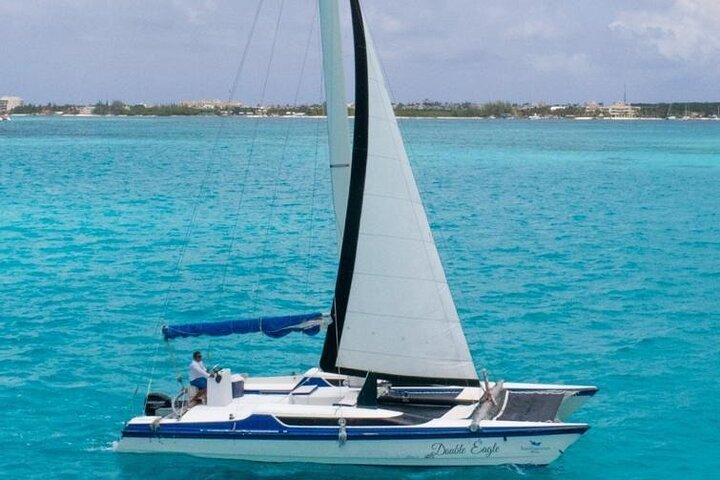 Experiência de catamarã privado de Cancún para Isla Mujeres!