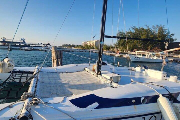 Private Catamaran Experience from Cancun to Isla Mujeres!