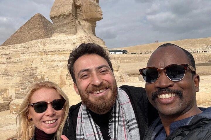 Private Day Tour Giza Pyramids,Grand Egyptian Museum,Local Lunch