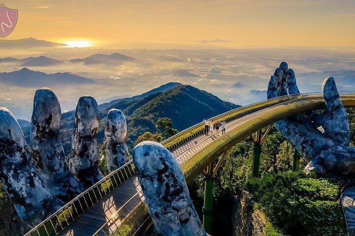 Upptäck Golden Bridge i Ba Na Hills från Da Nang