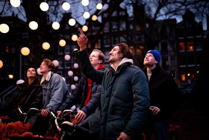 Amsterdam Light Festival City Bike Tour avec guide