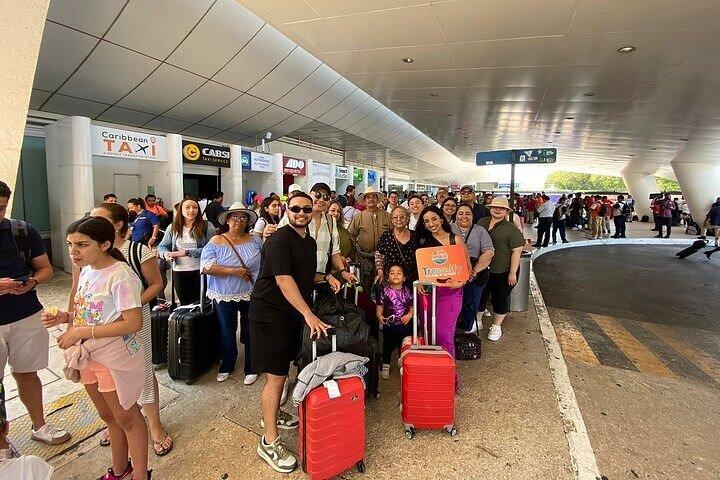 Privat transfer fra Cancun Lufthavn til Hotel Zone