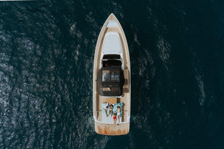 Excursion en bateau privé de luxe à Capri au départ de Capri ou Napoli