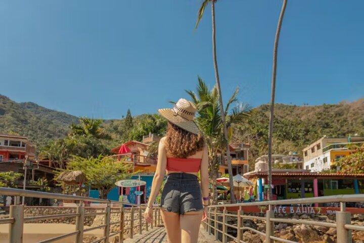 Yelapa en Majahuitas watervalwandeling, snorkel- en barbecuetocht