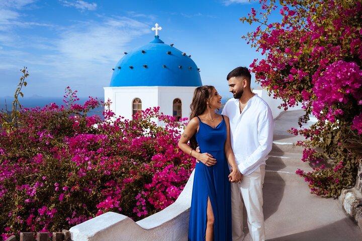 Santorini Privates Fotoshooting mit Chris oder Anna