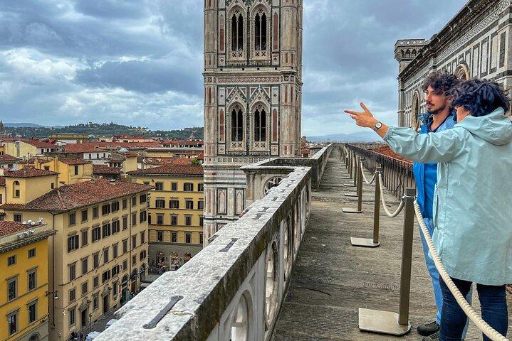 Florencia David Primer tour de vista y duomo con terraza VIP