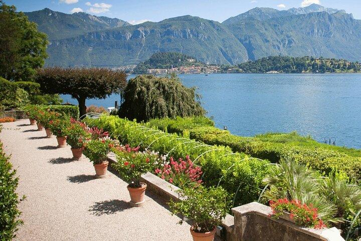 Varenna og Villa Carlotta med aperitif i Villa Monastero